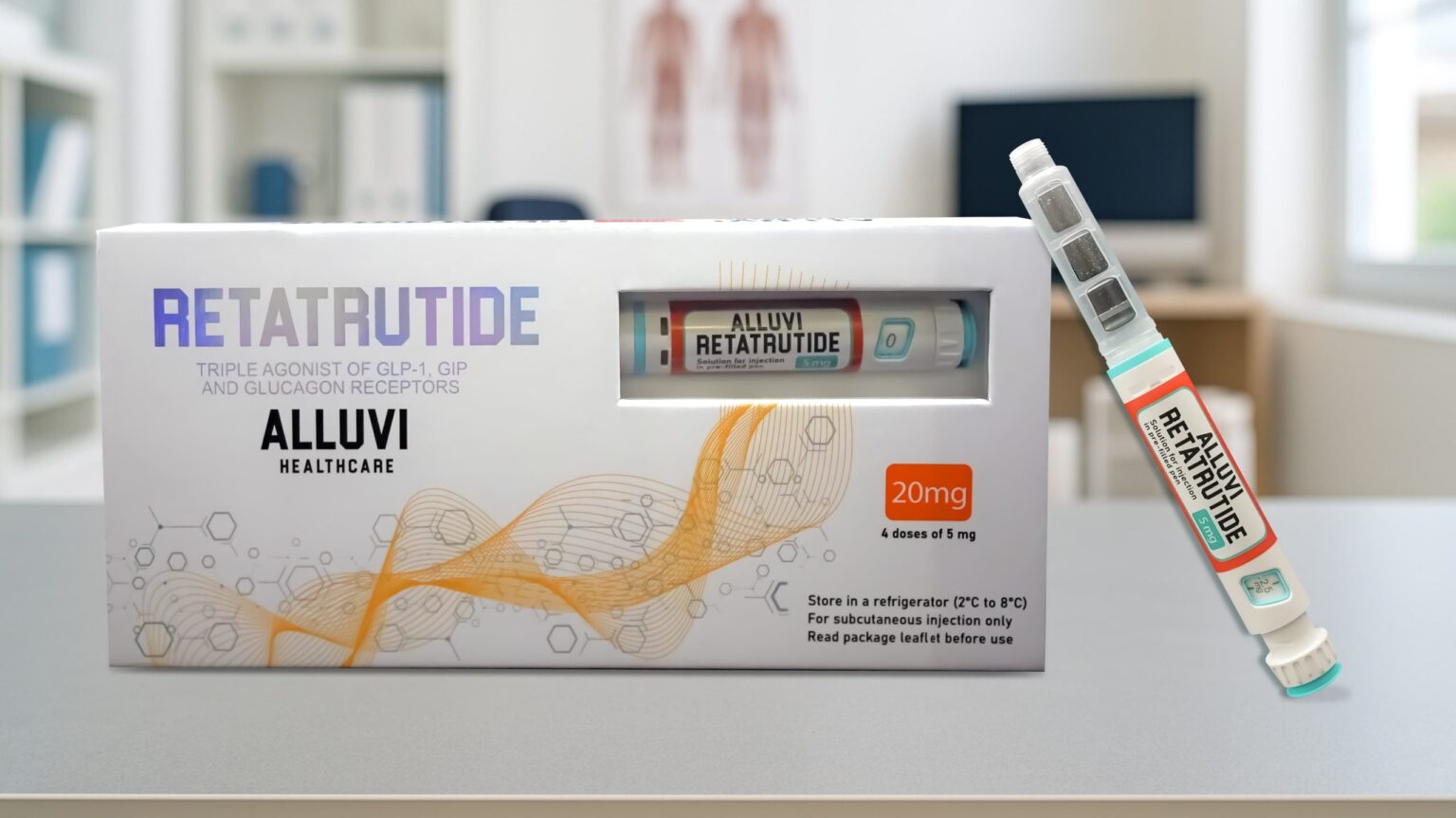 Alluvi Retatrutide 20mg x2 Bundle